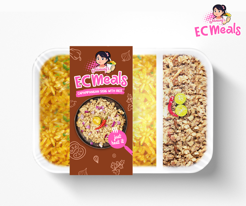 EC Meals Pork Sisig 85g+Rice