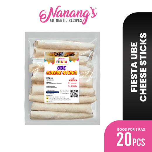 Nanangs Fiesta Ube Cheese Sticks 20 pcs