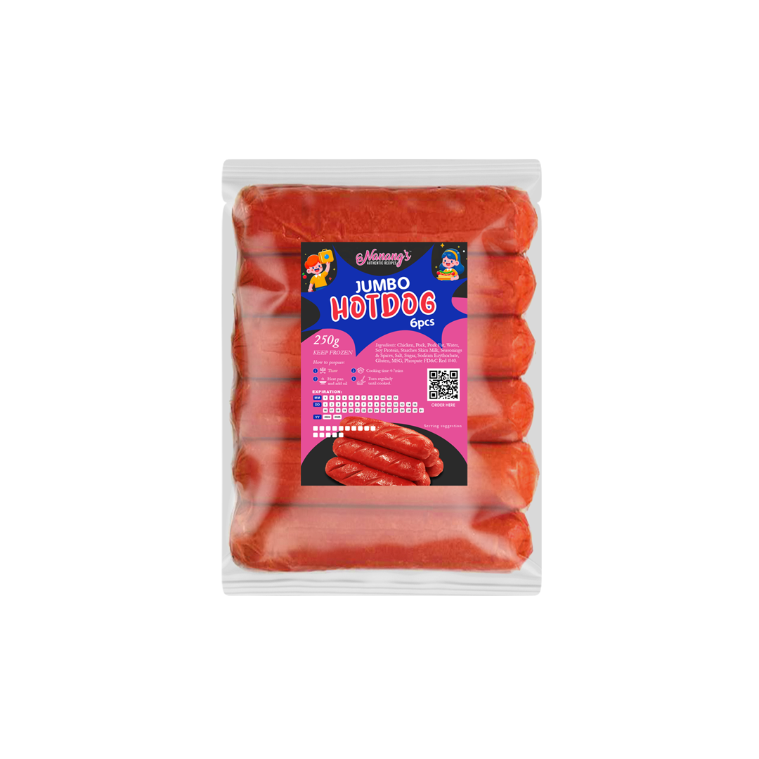 Nanangs Hotdog Jumbo 250g